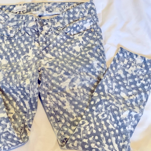 GAP Denim - GAP 1969 Always Skinny Jeans Bleach Splatter